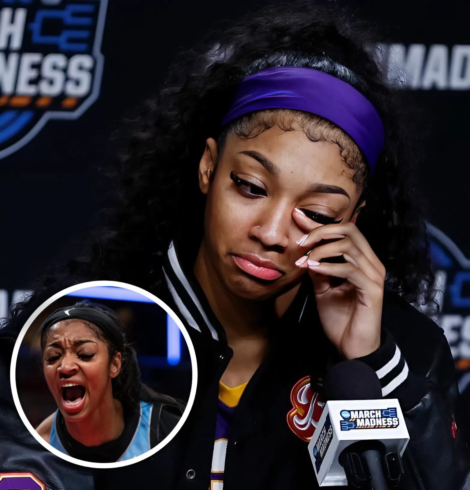 Cover Image for “PLEASE STOP — I’M BEGGING YOU!” ANGEL REESE’S EMOTIONAL PLEA WNBA star Angel Reese broke down in tears, pleading with fans to end the relentless criticism and insults. She revealed she’s endured months of harassment, including late-night phone calls laced with vicious taunts like, “Loser, you dumb bastard, stop playing basketball!” But the breaking point came when, through clenched teeth, Reese fired back with eight cutting words that stunned everyone listening — a moment that could change how fans treat athletes forever.