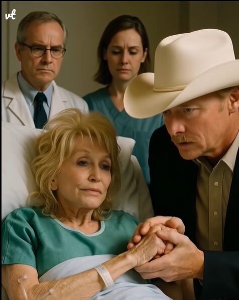 Cover Image for SADNESS ON SADNESS: 20 minutes ago in Tennessee, USA — At the age of 79, Alan Jackson broke down in tears as he shared an urgent message with his followers that Dolly Parton is currently…