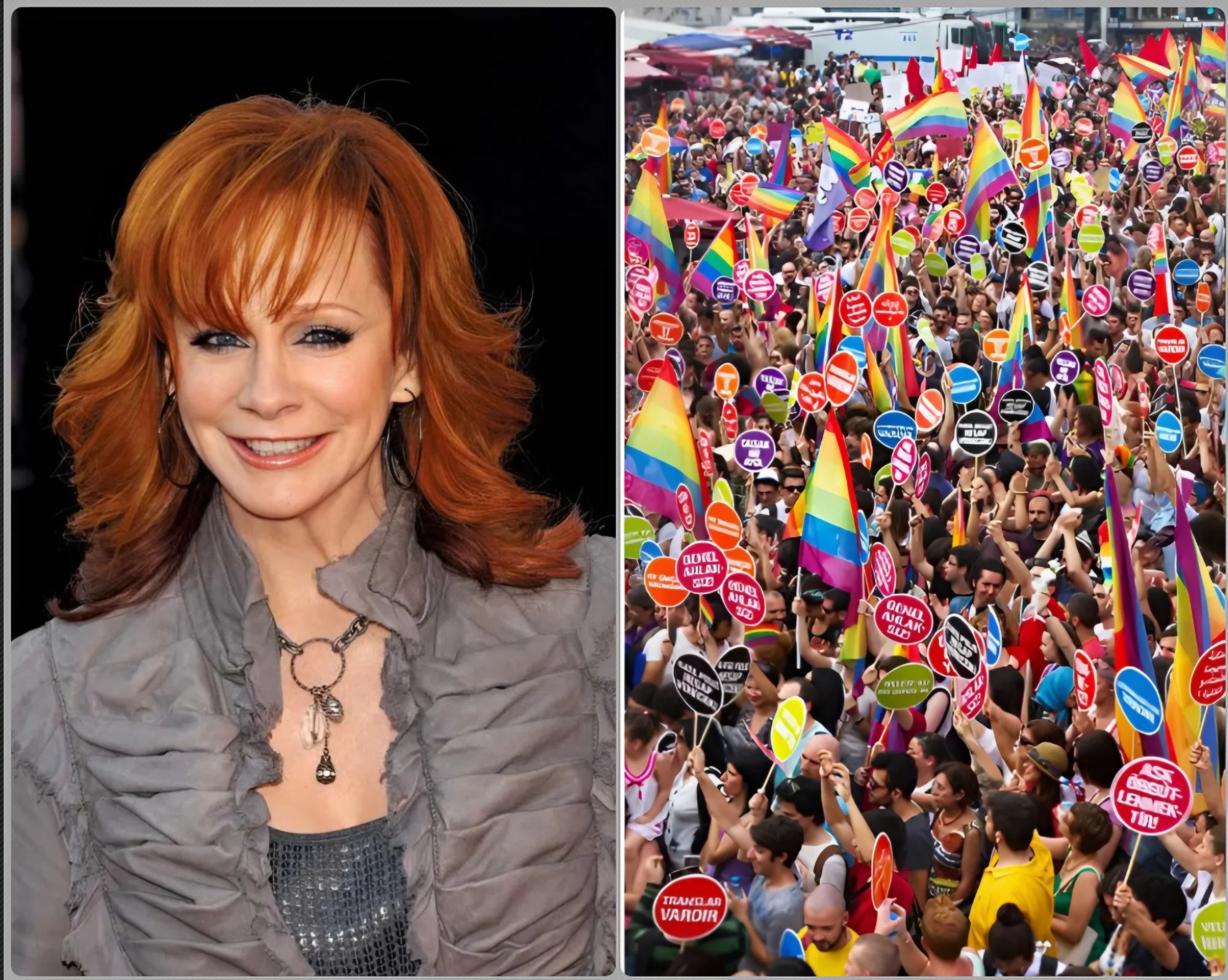 Cover Image for HOT NEWS: Reba McEntire Sparks Uproar After Declaring He Won’t Celebrate Pride Month —Country-rap star Reba McEntire, known for his raw lyrics and unfiltered honesty, has ignited major backlash after announcing he will not be participating in Pride Month this June. His controversial statement claiming that “‘WOKE’ doesn’t deserve to be celebrated” has drawn intense reactions, with fans and fellow artists deeply divided. In the video, he revealed his reasons: “This song will never be….”