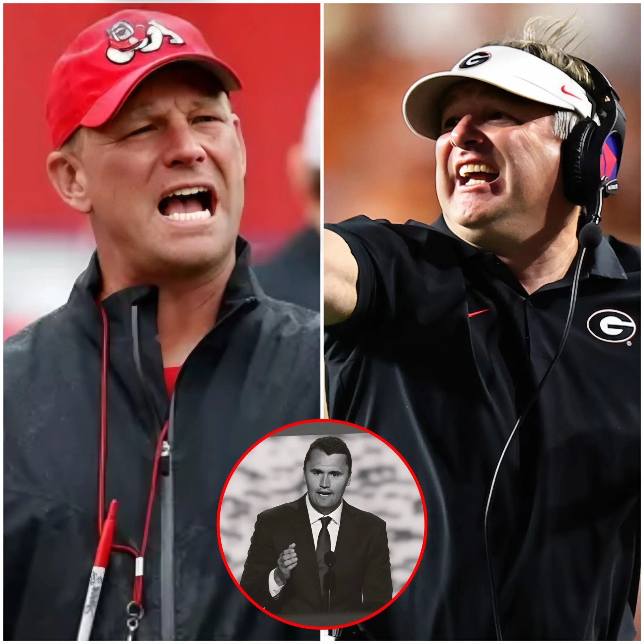 Cover Image for BREAKING REPORT: Alabama head coach Kalen DeBoer has refused a planned moment of silence for Charlie Kirk — who recently lost his life while serving his country — ahead of the upcoming clash with the Georgia Bulldogs.  Kalen DeBoer stated: “Football has nothing to do with politics, and for someone as conservative as Kirk, even less so.”  His words sent shockwaves through the NCAA community, sparking outrage among fans and players alike. The backlash grew so strong that Kirby Smart stepped forward, delivering just 7 searing words aimed directly at Kalen DeBoer — a warning that echoed far beyond the field.