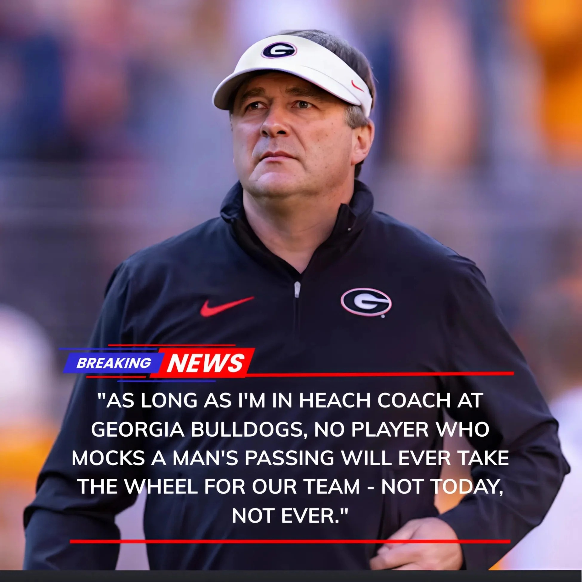 Shocker Room COLLEGE FOOTBALL SHOCKER: Georgia Bulldogs head coach Kirby Smart drops ...