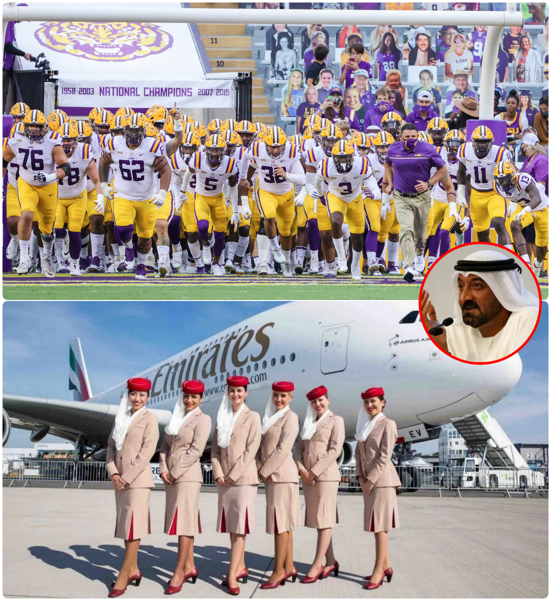 Cover Image for Emirates Airlines Strikes Historic Deal with LSU Tigers Football