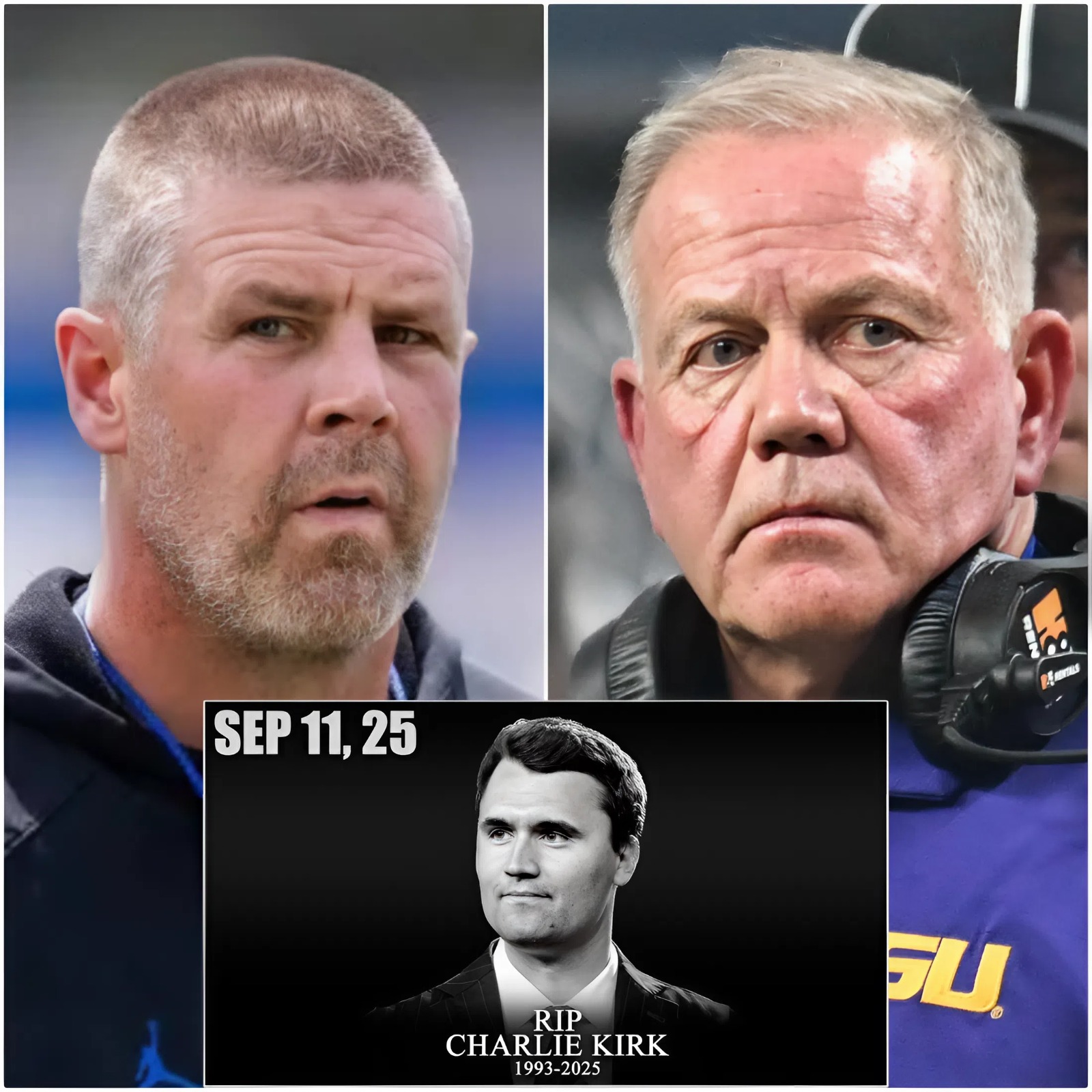 Cover Image for BREAKING REPORT: Florida Gators head coach Billy Napier has refused a planned moment of silence for Charlie Kirk — who recently lost his life while serving his country — ahead of the upcoming clash with LSU Tigers. Billy Napier stated: “Football has nothing to do with politics, and for someone as conservative as Kirk, even less so.” His words sent shockwaves through the NCAA community, sparking outrage among fans and players alike. The backlash grew so strong that Brian Kelly stepped forward, delivering just 7 searing words aimed directly at Billy Napier— a warning that echoed far beyond the field.