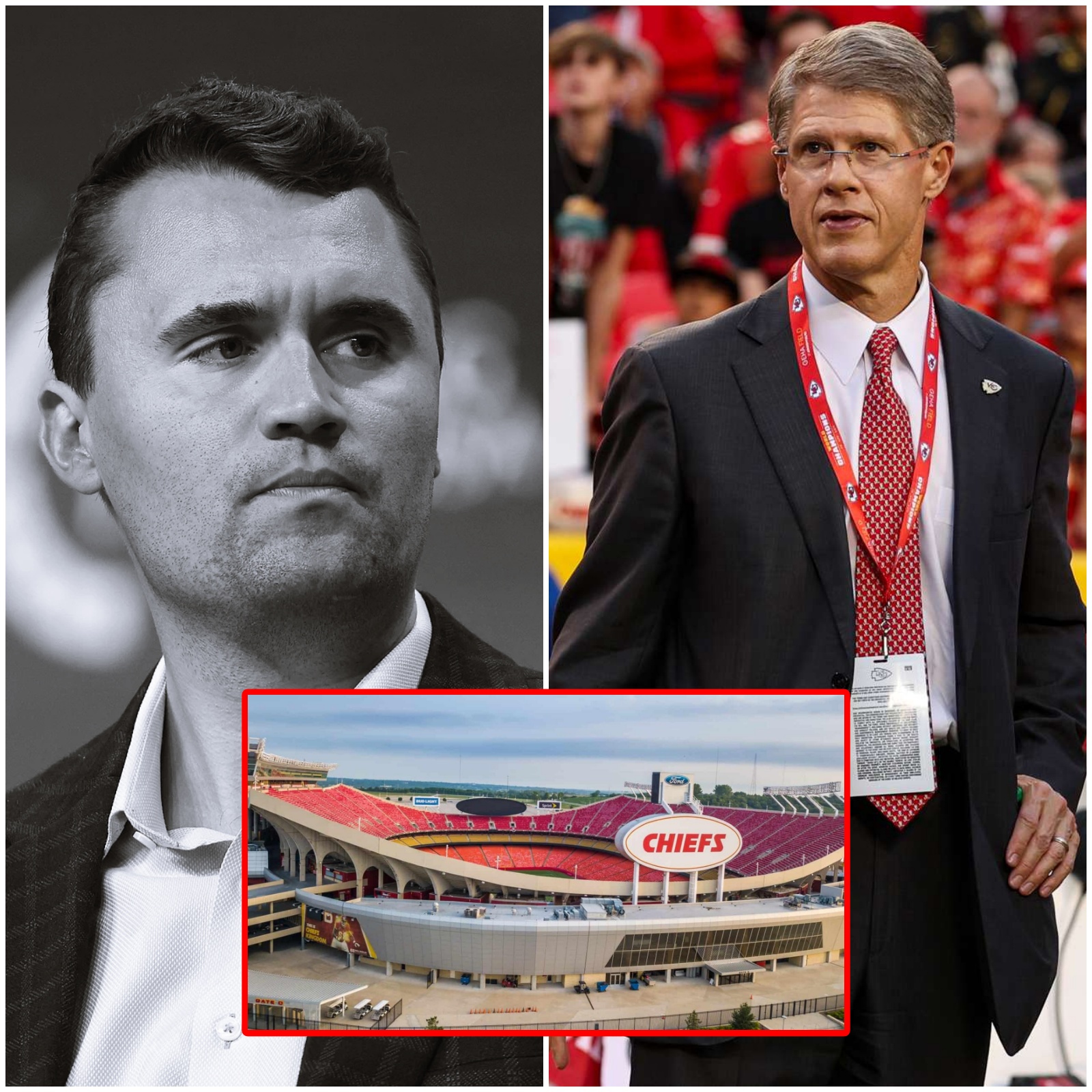 Cover Image for Kansas City Chiefs FIRESTORM: Arrowhead Stadium will throw open its doors free of charge for three full days to honor Charlie Kirk, giving fans rare, behind-the-scenes access to the iconic home of America’s Team — from locker rooms and player tunnels to the Kansas City Chiefs’ Hall of Fame exhibits. But the moment that brought the crowd to tears came when owner Clark Hunt unveiled a permanent ‘Charlie’s Kids Zone’ inside the stadium — a colorful space filled with games, learning programs, and Chiefs memorabilia designed to honor Kirk’s legacy. Every dollar raised through activities and merchandise will go directly to support his two young children. The announcement has ignited Kansas City and sparked a nationwide storm of debate…