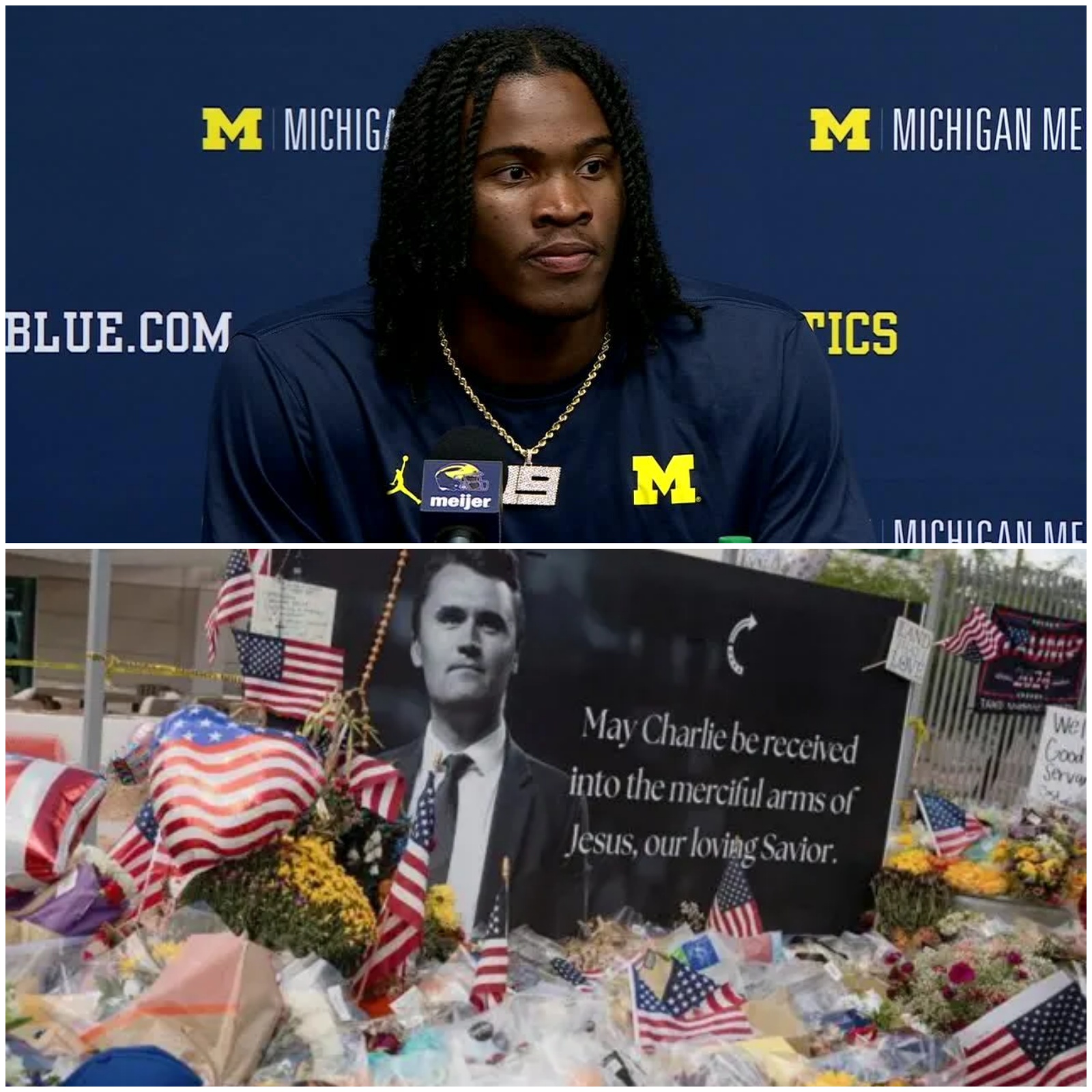 Cover Image for From Gridiron to Giving: Michigan’s Bryce Underwood Donates Big to Charlie Kirk Memorial Fund