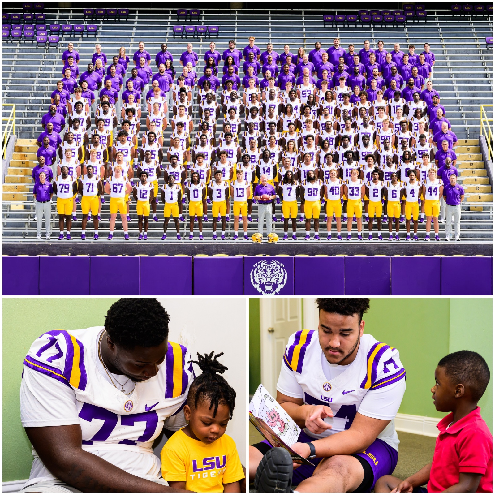 Cover Image for Breaking News: The entire University of LSU Tigers Football team announced they have collectively pledged a significant portion of their 2025 Name, Image, and Likeness (NIL) earnings to fund a new, state-of-the-art children’s hospital…