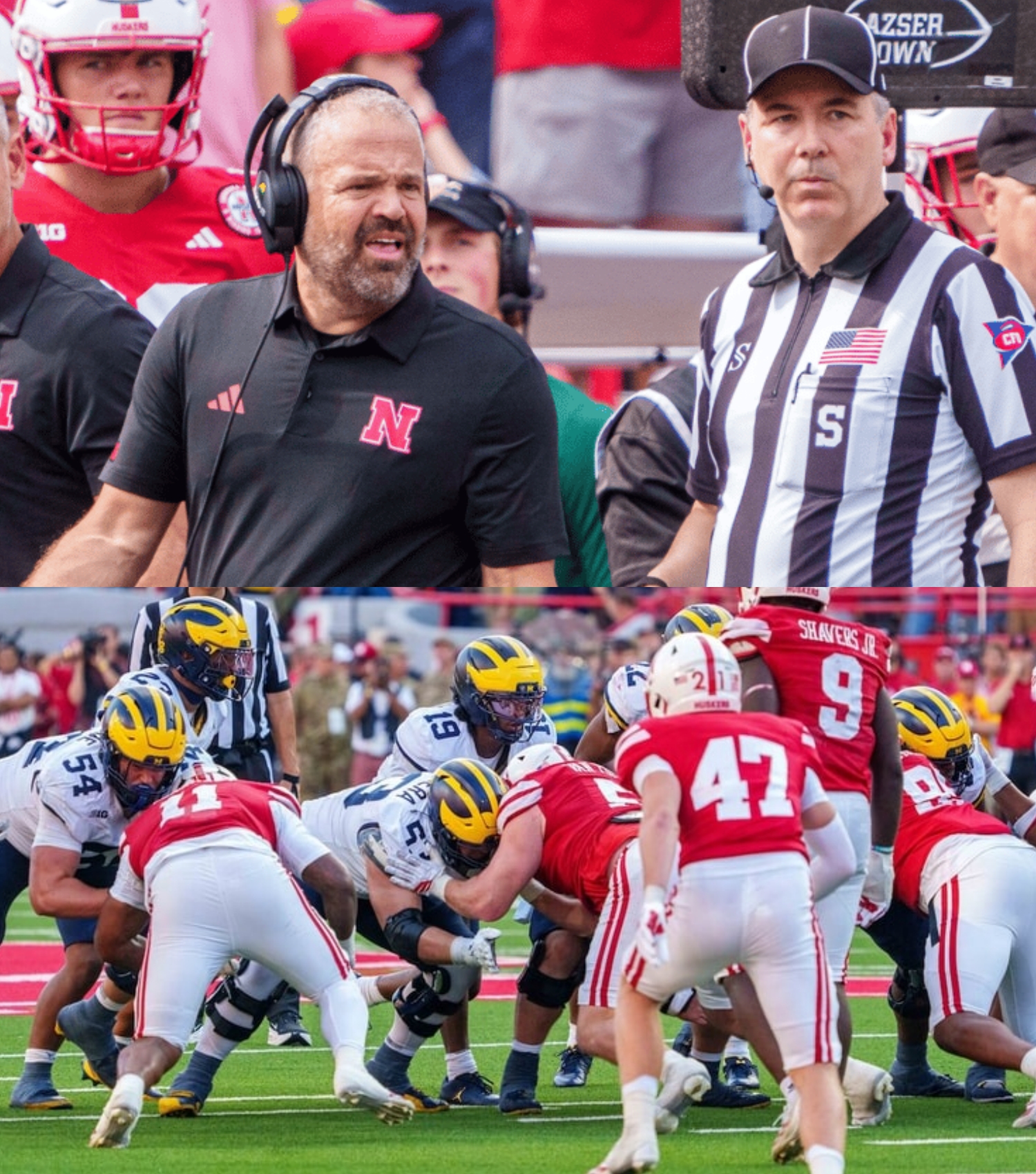 Cover Image for NCAA Fans Are Convinced The Refs “Rigged” Nebraska vs Michigan Game After Sketchy Call That Changed Everything [VIDEO]
