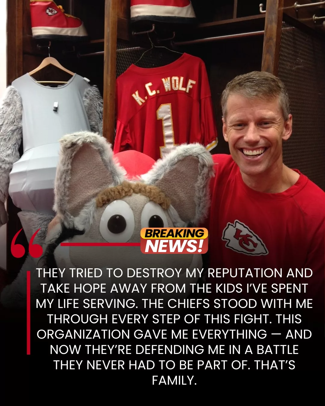 Cover Image for BREAKING: Chiefs icon Dan Meers just won a lawsuit that, if lost, could have shattered the reputation he spent 35 years building in Kansas City. But the Chiefs stepped up â providing full legal support to protect the history and heart of one of their greatest cultural heroes.