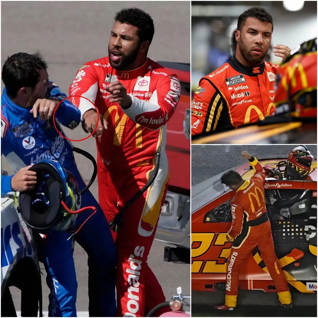 Bubba Wallace left Talladega furious after a nailbiting finish — he