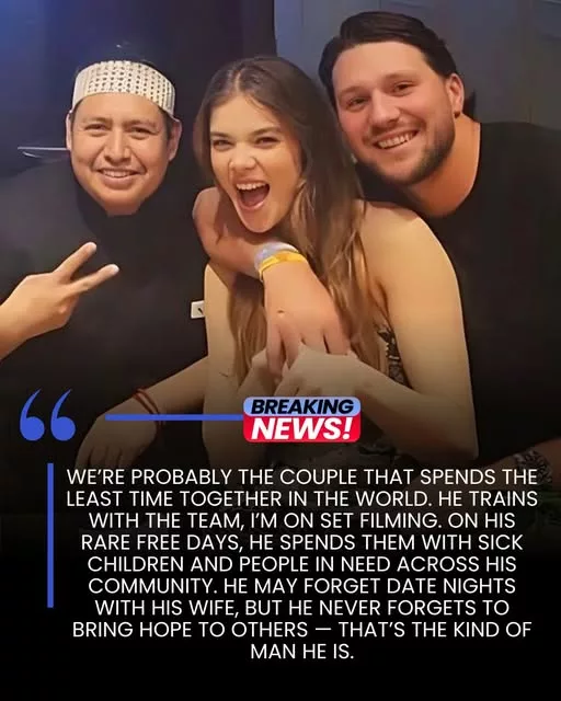 Cover Image for â€Heartwarming: Bills Star Josh Allenâs Wife Reveals His True Off-Field Character in Viral Video (Watch This Video â It Will Bring You to Tears)đ