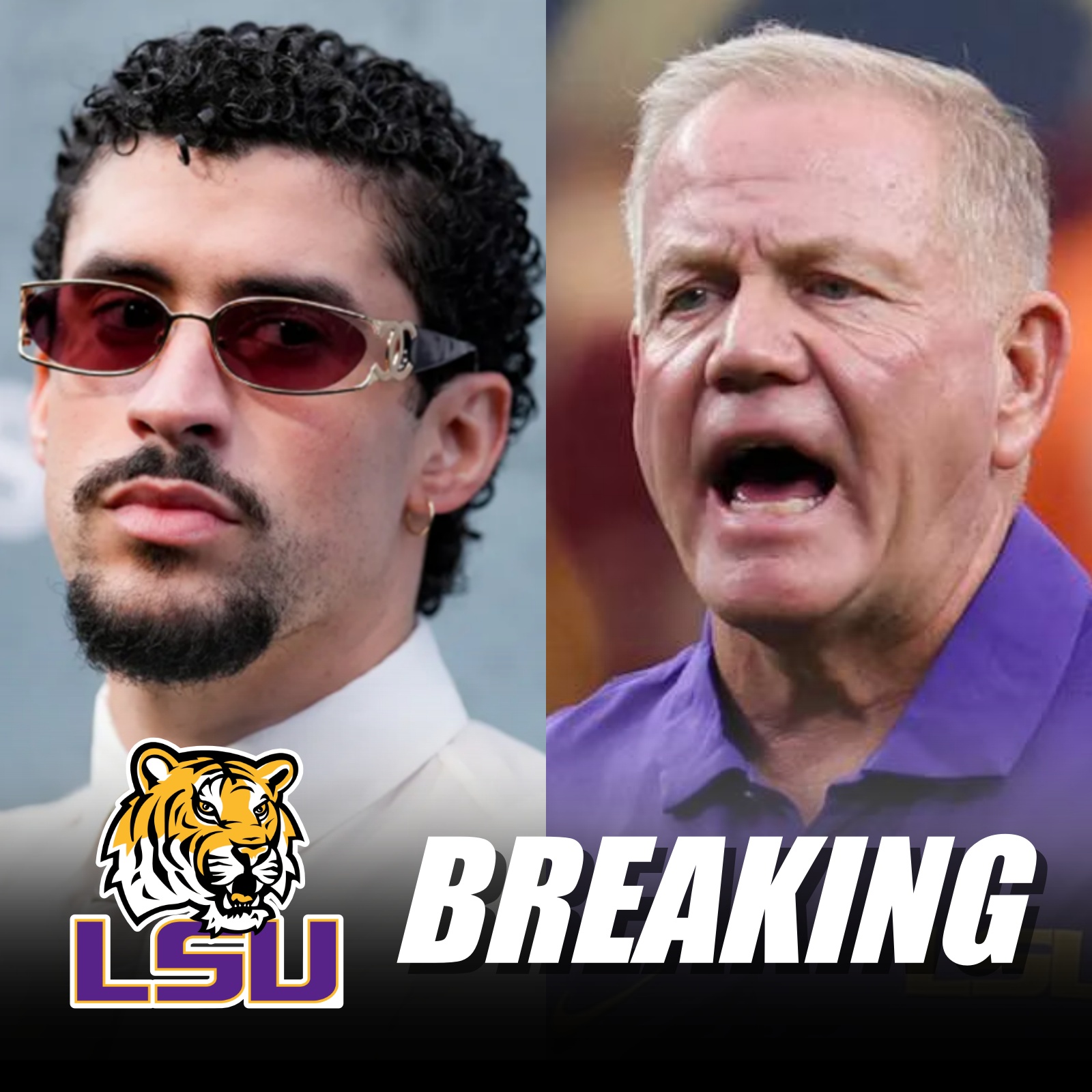 Cover Image for BREAKING: “Where is America’s singer?” Coach Brian Kelly delivered an angry 21-word reaction, expressing strong dissatisfaction with the organizers’ decision to have Bad Bunny — whom he described as a non-American, L.G.B.T artist and accused of being r.@.c.!.s.t — appear at the Super Bowl.