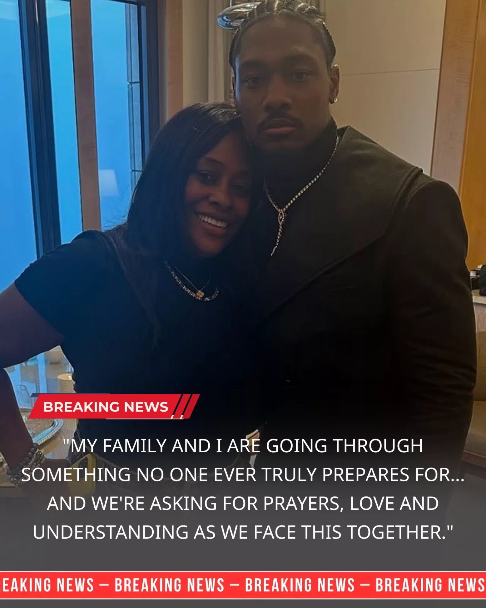 Cover Image for 💔 A Heartbreaking Moment: Stefon Diggs and His Family Share Devastating News That Leaves Patriots Nation in Tears