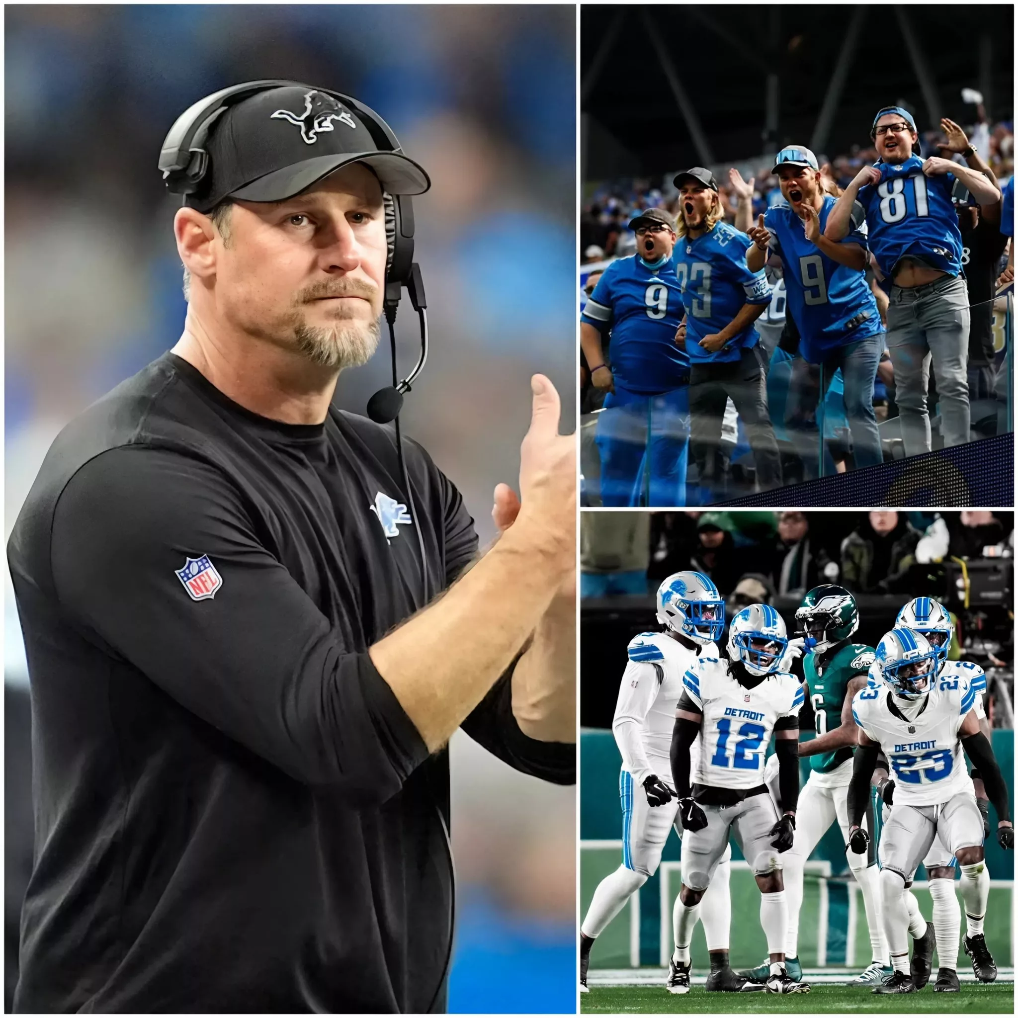 Cover Image for BREAKING NEWS: Dan Campbell Delivers Emotional Message After 16–9 Loss to Eagles — Turning Defeat Into a Powerful Moment of Unity