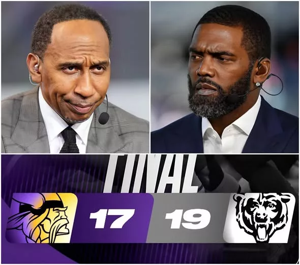 Cover Image for BREAKING NFL DRAMA: Stephen A. Smith Blasts the Vikings – and Randy Moss Responds with an 11-Word Shockwave