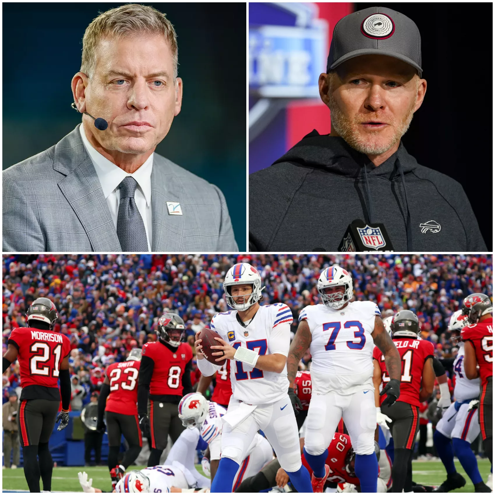 Cover Image for Troy Aikman Explodes After Bills’ 44–32 Win — and Sean McDermott Silences Everyone With an 11-Word Bombshell