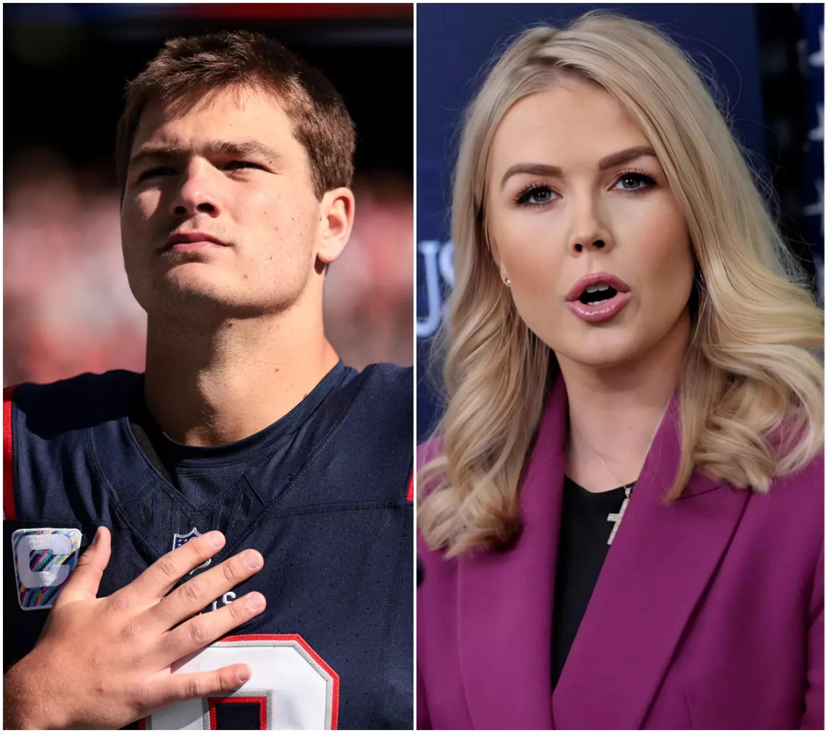 Cover Image for Drake Maye Silences Critic on Live TV With Calm, Brilliant Response — Nation Stunned