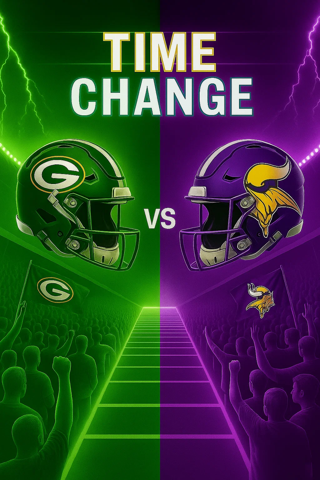 Cover Image for 🚨 TIME UPDATE: The Green Bay Packers vs Minnesota Vikings game has been rescheduled — Here’s what fans need to know 👇 A last-minute update from NBC Sports just shook things up — and Packers fans need to pay attention immediately. The primetime matchup at Lambeau Field has been rescheduled to ensure full national coverage on NBC and Peacock, bringing Jordan Love’s precision, Justin Jefferson’s explosiveness, and the Packers’ NFC North race straight into every living room.
