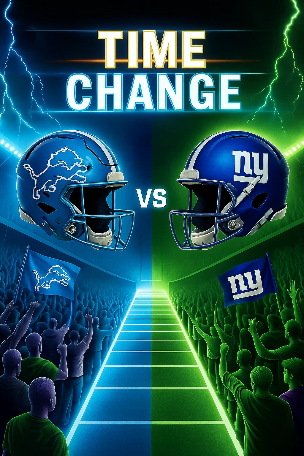 Cover Image for 🚨 GAME TIME UPDATE: The Detroit Lions vs New York Giants game has been rescheduled — Here’s what fans need to know 👇 A last-minute update from NBC Sports just shook things up — and fans need to pay attention immediately. The primetime matchup at Ford Field has been rescheduled to ensure full national coverage on NBC and Peacock, bringing Aidan Hutchinson’s precision, Malik Nabers’ explosiveness, and Detroit’s NFC North race straight into every living room.