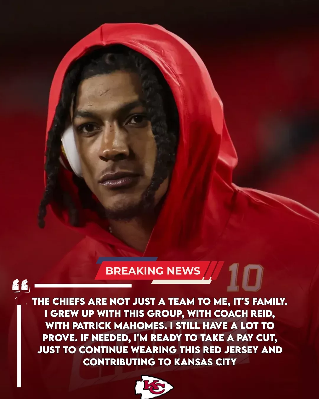Cover Image for âIâll Take a Pay Cut If I Have Toâ â Isiah Pachecoâs Loyalty to the Kansas City Chiefs Leaves Fans Speechless After Stunning Response From Team Management