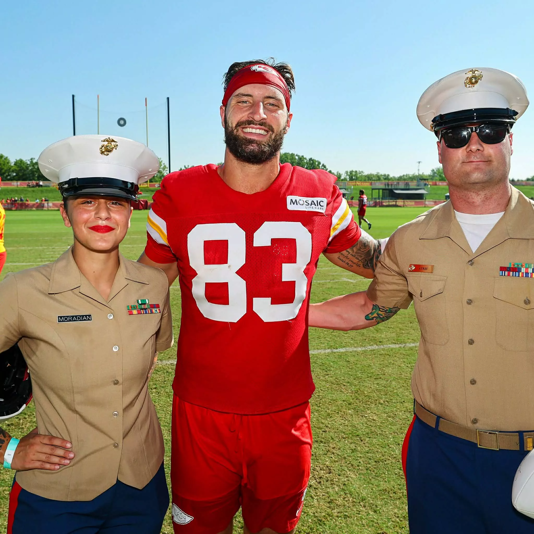 Cover Image for Noah Gray gives back to the military community through Friends in Service of Heroes (FISH), a KC nonprofit supporting service members, veterans, and their families ❤️