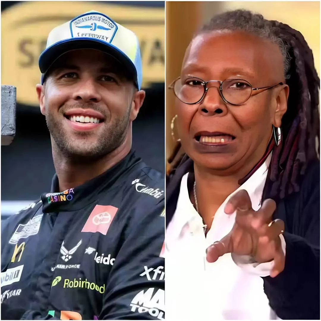Cover Image for “Not worthy of my respect.” With that single sentence, Whoopi Goldberg ignited a media firestorm no one saw coming. Her voice was cold, sharp, and cutting enough to silence the entire studio in an instant. She spoke with clear disdain about Bubba Wallace — one of NASCAR’s most talked-about and controversial drivers, a figure who has played a major role in making the sport more diverse and modern. But what no one expected was that just minutes after the show ended, Bubba Wallace responded with exactly ten words… ten short, powerful words that shook social media and left Whoopi completely unable to defend herself.