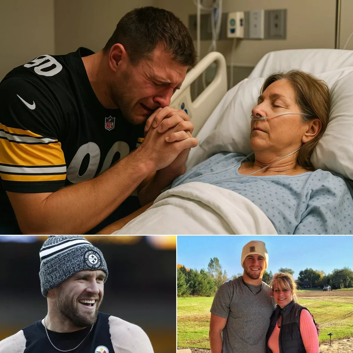 Cover Image for BREAKING: T.J. Watt has revealed his mother passed away this morning. In a gut-wrenching post, he wrote: “Only the heartless ones won’t say RIP.” Fans worldwide are sending love, prayers, and sympathy to the star in his darkest hour.