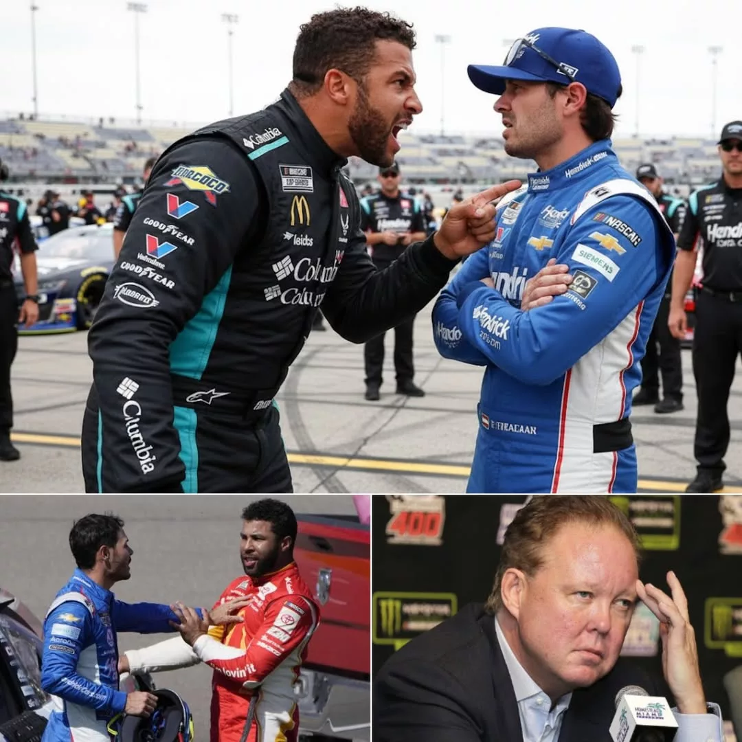 Cover Image for “It’s Either Me Or Him”🔴Bubba Wallace Issues Shocking Ultimatum To NASCAR, Kyle Larson Responds With 10 Shocking Words That Force Association To Act👇👇👇