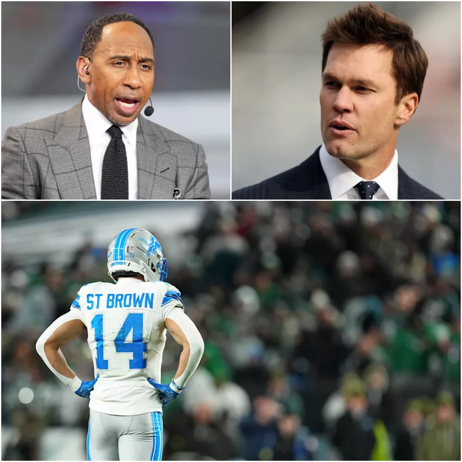 Cover Image for ESPN ERUPTS OVER EAGLES’ 16–9 WIN: STEPHEN A. SMITH TORCHES THE DETROIT LIONS AS TOM BRADY CLAPS BACK IN THE MOST INTENSE POSTGAME SHOWDOWN OF THE WEEK