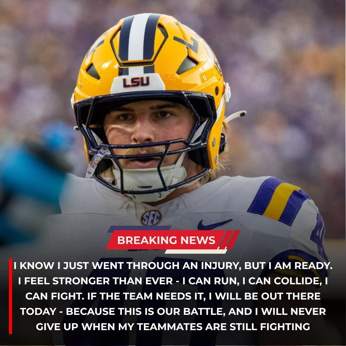 Cover Image for After being scratched from the lineup against the Western Kentucky next up, LSU’ key star Whit Weeks expressed strong emotions to Coach Frank Wilson – In response, the coach gave an answer that made the entire LSU Nation reflect