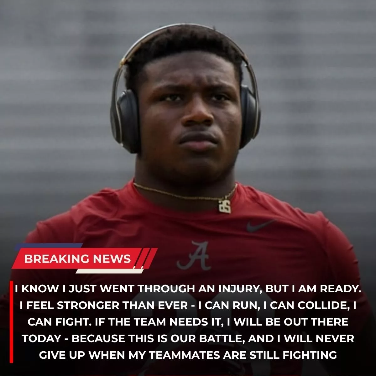 Cover Image for After being scratched from the lineup against the Eastern Illinois Panthers next up, Alabama’ key star Jamarion Miller expressed strong emotions to Coach Kalen Deboer – In response, the coach gave an answer that made the entire Alabama Nation reflect