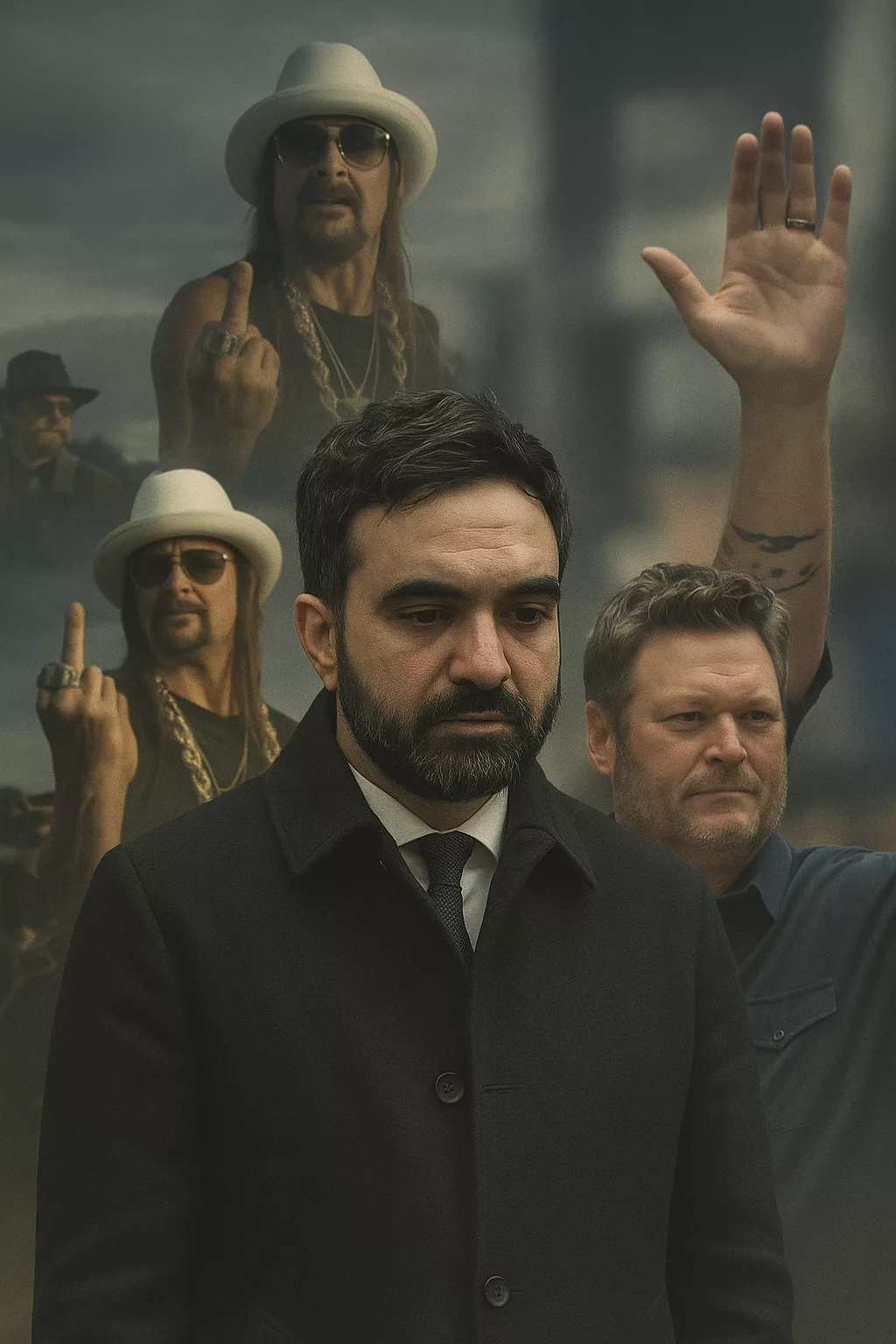 Cover Image for When Dolly Parton axed every 2026 New York show with her icy line, “I only sing for values that uplift and inspire,” the backlash detonated instantly. Unknown politician Mamdani seized the moment, blasting her move as “moral grandstanding,” trying to ride the chaos into relevance. Blake Shelton fired back, defending Dolly with a sharp warning. But Kid Rock? He erupted, accusing Mamdani of twisting country music for politics — and daring him to say it again onstage. Now the feud is spiraling faster than anyone expected. Scroll down to see what happened next.