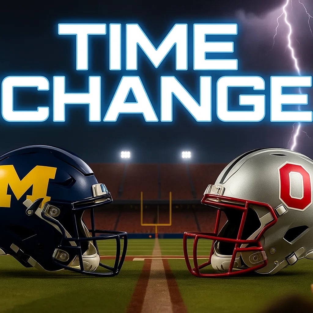 BREAKING: Michigan vs. Ohio State — NCAA Confirms New Kickoff Time for ...