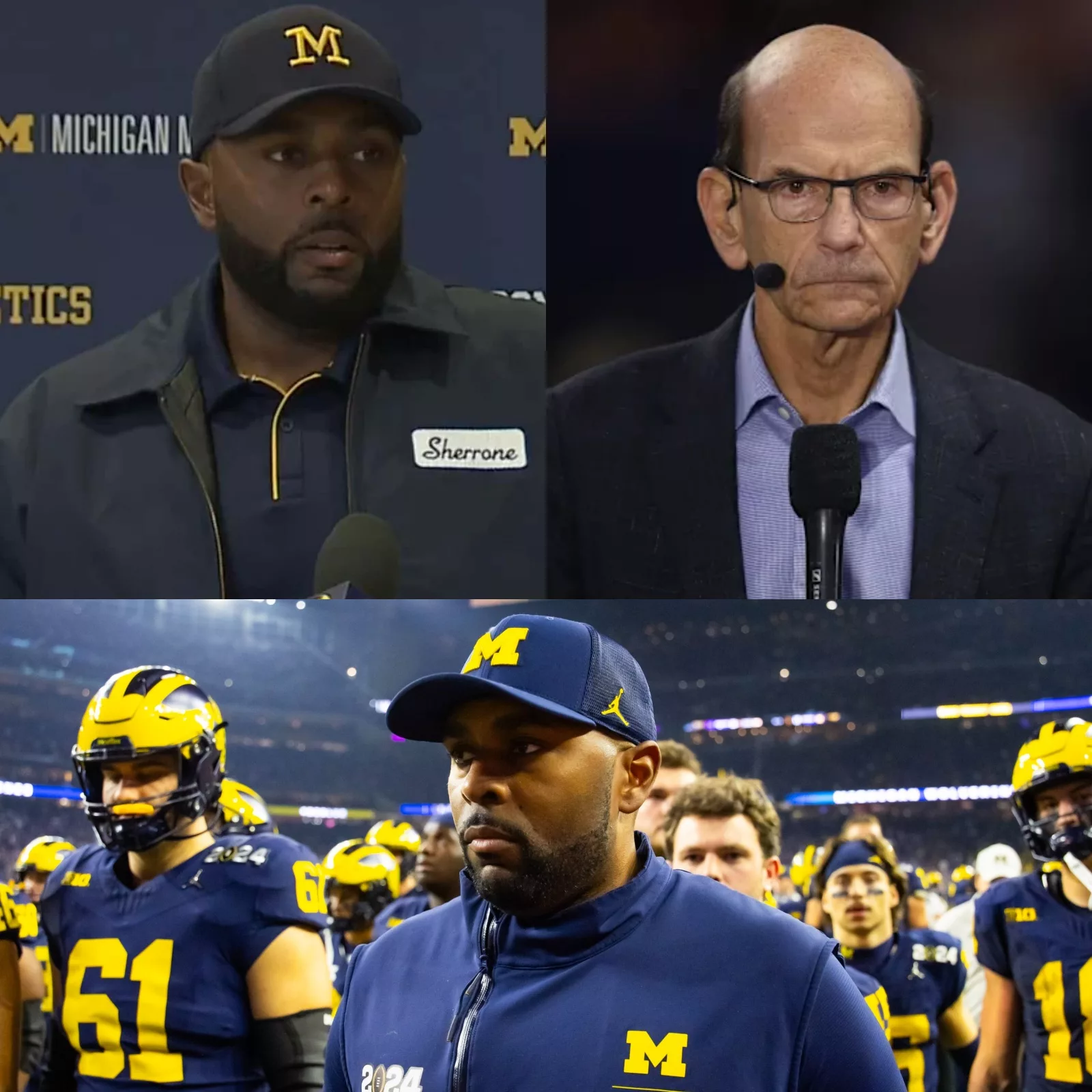 Cover Image for Sherrone Moore Fires Back After Paul Finebaum’s Stunning Attack on Michigan’s Playoff Worthiness