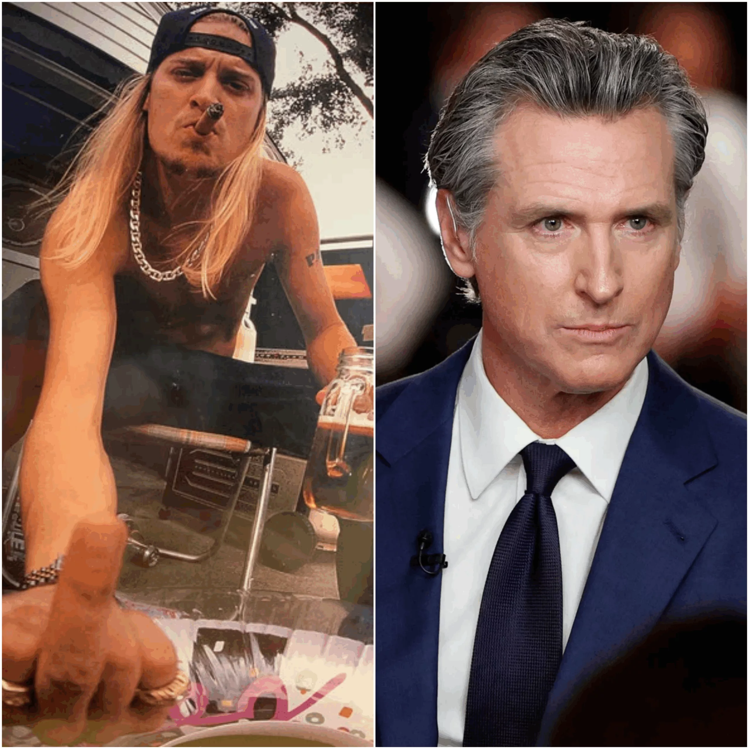Cover Image for Kid Rock vs. Gavin Newsom: The Showdown No One Saw Coming!” The moment Kid Rock canceled every 2025 New York show, the internet exploded — but NOTHING prepared fans for the threat Gavin Newsom hurled back. What happened next has the entire entertainment world holding its breath…