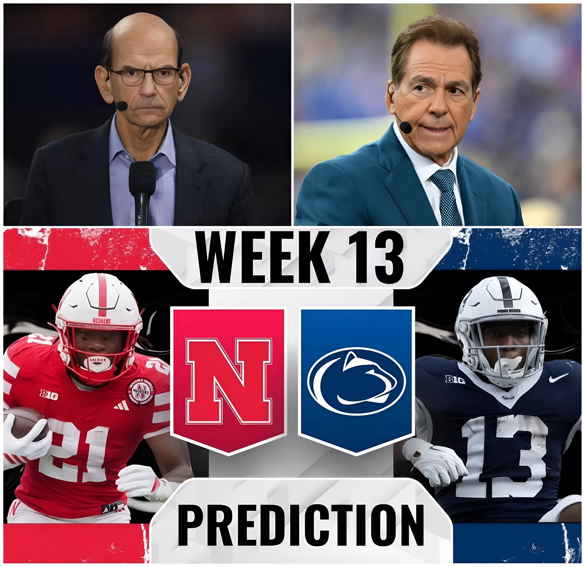 Cover Image for Saban vs. Finebaum: Fiery ESPN Face-off Ignites Penn State–Nebraska Debate
