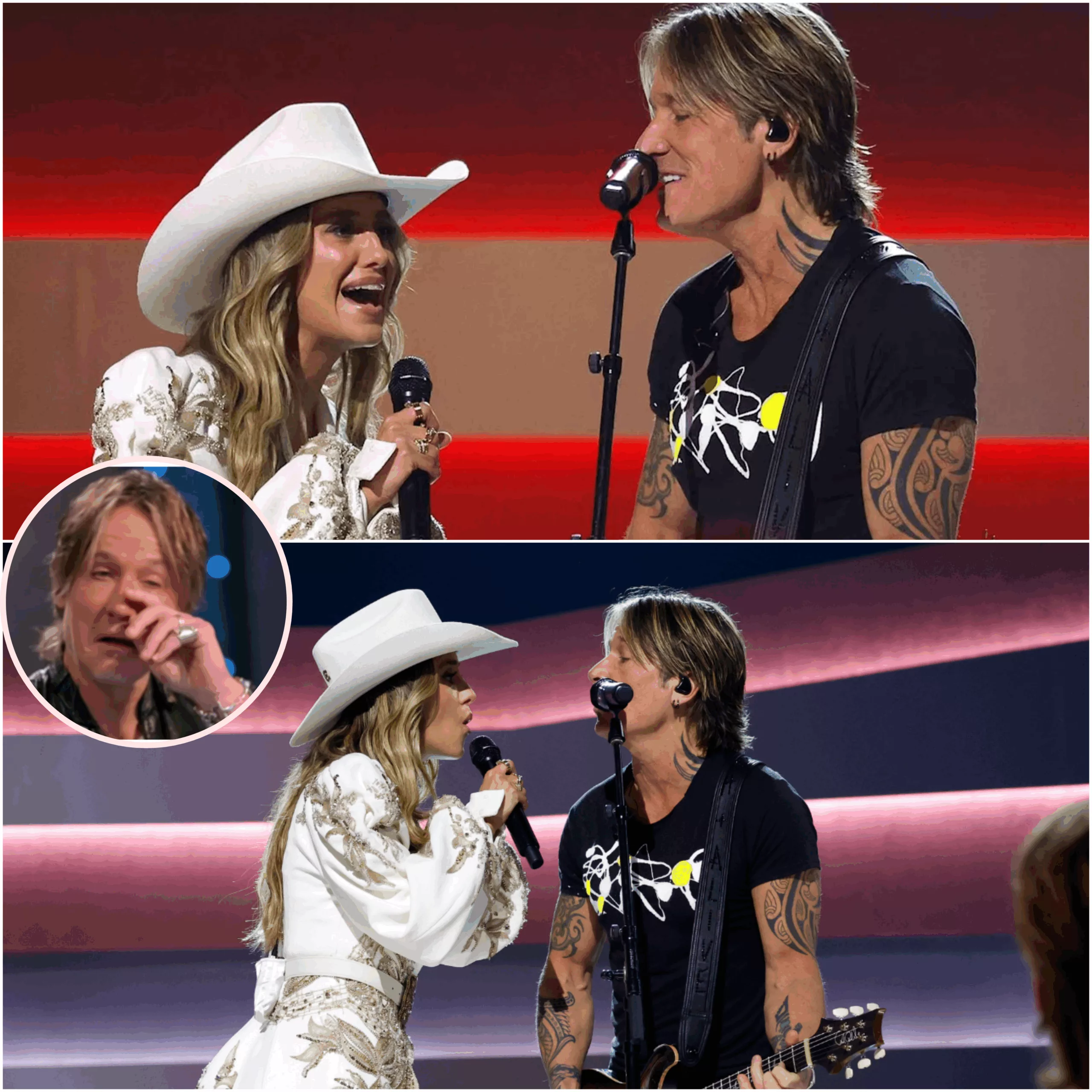 Cover Image for “Far from Nicole, Keith takes us back to real country music!” That was exactly the feeling when Lainey Wilson unexpectedly stepped out on stage to sing “Where The Blacktop Ends” with Keith Urban at the CMA Awards. The moment they started singing together, the whole audience exploded. At the end of the song, Keith made a speech that brought the whole audience to tears.
