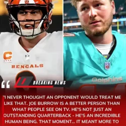 The NFL is built on noise — big hits, louder analysts, and bold celebrations. But on the night the Cincinnati Bengals crushed the Miami Dolphins 45–21, the stadium wasn’t talking about touchdowns, schemes, or AFC implications. They were talking about silence.