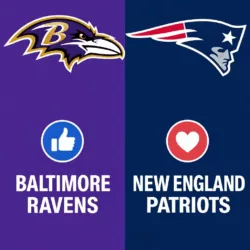 baltimore ravens vs new england patriots