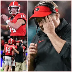 Georgia Bulldogs head coach Kirby Smart breaks his silence with a fiery statement defending quarterback Gunner Stockton: “What’s happening to him is a crime against football — a blatant betrayal of everything this sport is supposed to represent. How can people be so heartless?