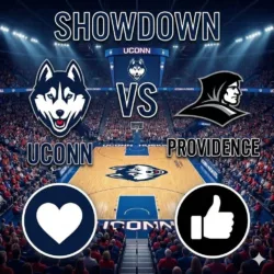 UCONN VS. PROVIDENCE RESCHEDULED FOR PRIMETIME SHOWDOWN
