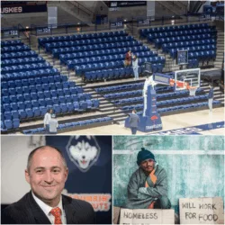 ❤️ WHAT REALLY HAPPENS INSIDE GAMPEL PAVILION AFTER THE FINAL BUZZER A Quiet UConn Basketball Initiative Led by David Benedict Is Changing Lives One Night at a Time