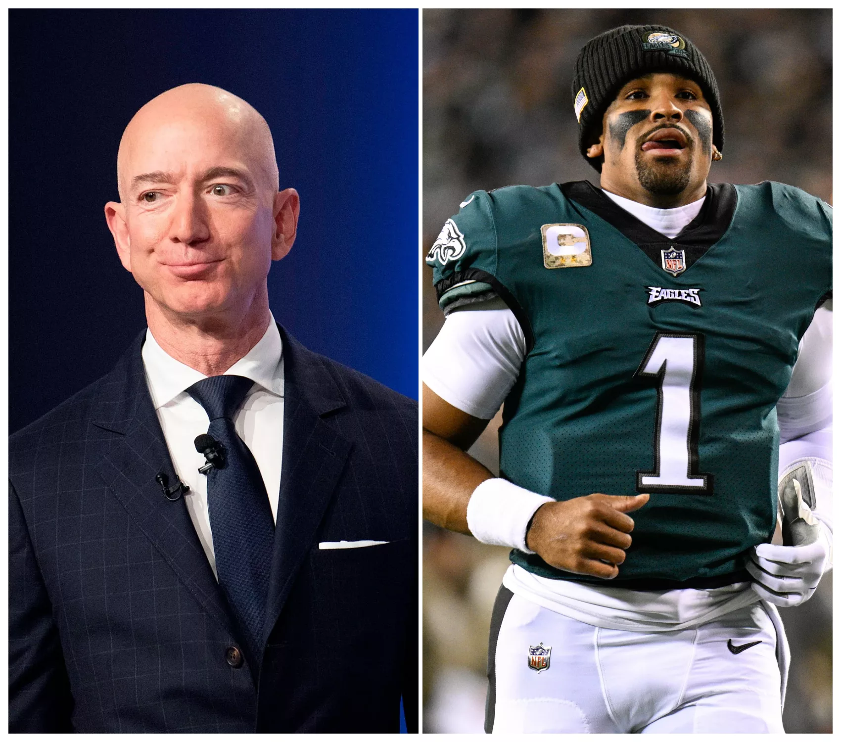 Cover Image for 🌍 GLOBAL IMPACT – JUST 30 MINUTES AGO The world has just been shaken by a deeply emotional moment. Jeff Bezos—the billionaire visionary behind Amazon and Blue Origin—unexpectedly extended a special invitation to NFL star quarterback Jalen Hurts to take part in a global charity sports event, offering nearly $5 million in compensation. What makes this event truly extraordinary is that 100% of the proceeds will be donated to children battling life-threatening illnesses, including childhood cancer and congenital heart disease. The event will be held at a state-of-the-art stadium in Seattle, bringing together legendary athletes and elite sports stars from around the world. In a statement that left the audience silent, Bezos said: “Jalen, I’ve been following you for a long time. Your speed, courage, and fighting spirit truly inspire me.” Jalen Hurts was completely stunned by the unexpected offer. His sincere and emotional reaction reportedly moved Jeff Bezos to tears—a rare, powerful moment showing how sports, compassion, and humanity can transcend wealth and status. 👉 One invitation. One event. And new hope for thousands of children fighting for their lives.