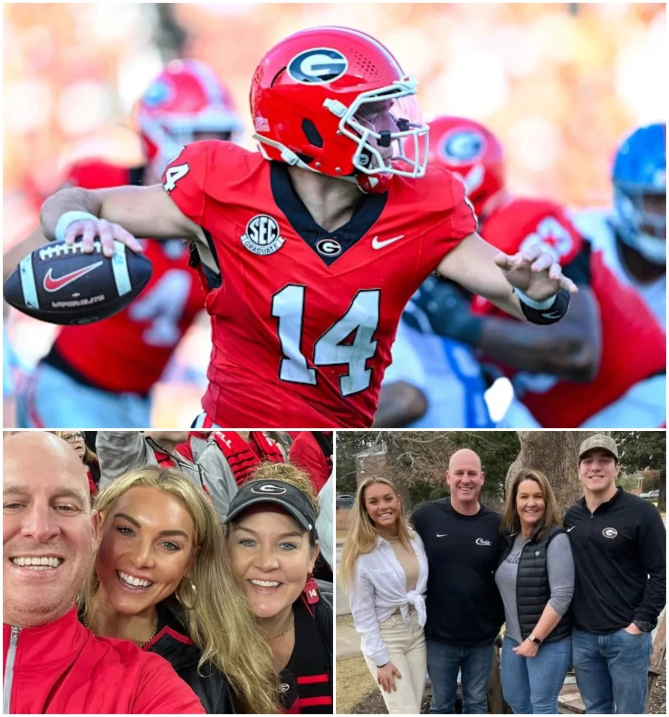 Cover Image for 5 minutes ago: “Please try to understand my son” – Gunner Stockton’s mother spoke out to explain the reason behind the unfortunate 34–39 loss of the Georgia Bulldogs to Ole Miss, and immediately received deep sympathy from fans.