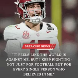 “I Feel Like the Whole World Is Against Me…” — QB Ty Simpson Breaks Down in Tears, Then Drops a Quiet Hint About His Future That Has Alabama Nation Reading Between Every Line