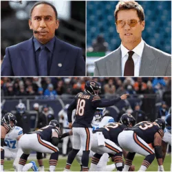 “SIT DOWN. AND BE QUIET, STEPHEN.” — Tom Brady SHUTS DOWN Stephen A. Smith LIVE ON AIR after a fiery attack on the Chicago Bears following their heartbreaking 19–16 loss to the Detroit Lions, leaving the ESPN studio completely frozen.