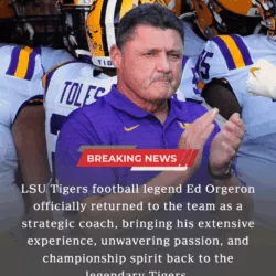 BREAKING NEWS: Tiger Stadium Erupts as Ed Orgeron Returns to LSU as Strategic Coach