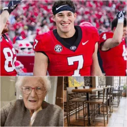 BREAKING NEWS: Georgia Bulldogs' Lawson Luckie has quietly bought back the small diner where he used to eat as a Bulldogs player – and now, it serves free meals to 120 homeless people every day. In the early years of his career, when finances were tight and the future uncertain, Lawson Luckie often ate at Elena's Diner, run by a kind woman who let him run up a nearly two-year credit card without ever pressuring him to pay. The following year, Lawson Luckie found Elena, learned the diner was closing, and quietly bought it. Instead of reopening it as a regular restaurant, he invited Elena back into the kitchen – this time to cook with a new purpose: providing free meals to those in need…