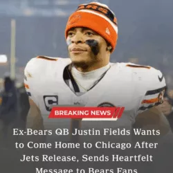 Ex-Bears QB Justin Fields Wants to Come Home to Chicago After Jets Release, Sends Heartfelt Message to Bears Fan