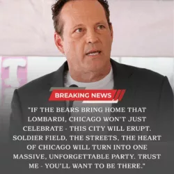“Chicago Will Explode!” — Vince Vaughn’s Bold Super Bowl Promise Reignites Hope Across the Windy City