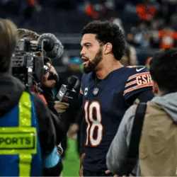 Caleb Williams Brings Soldier Field to Tears After Bears’ 31–27 Playoff Comeback With Emotional National Anthem